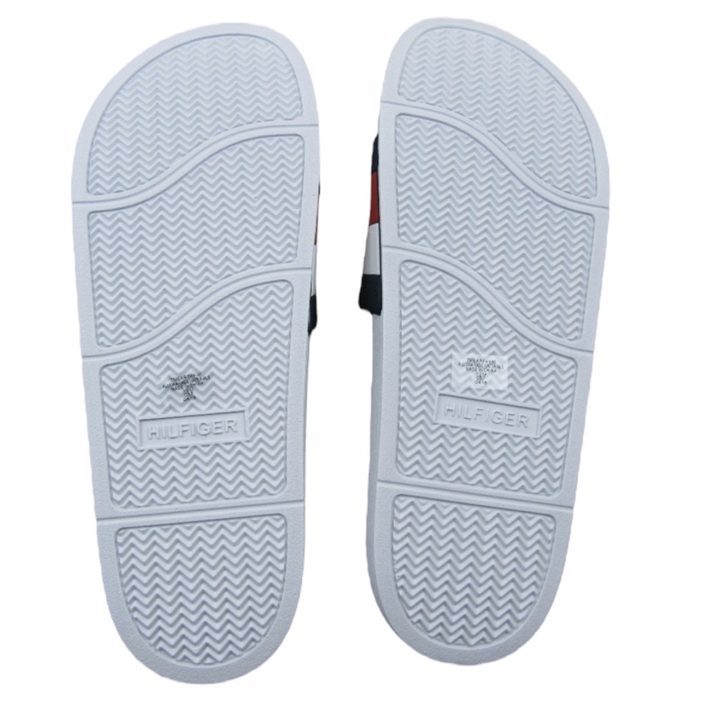Tommy Hilfiger Earthy Slide Pool Sandal White Men’s - Picture 3 of 6